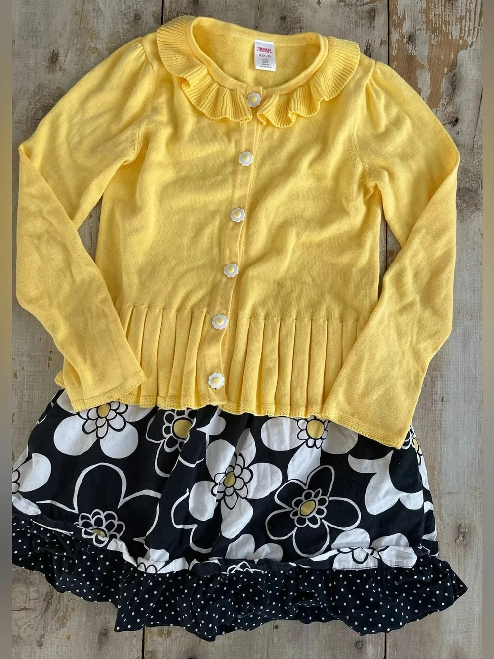Daisy cardigan & skirt set - 7/8